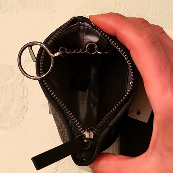 NEW Kenneth Cole Black Pebble Leather Wallet/Coin-Purse - Picture 12 of 15